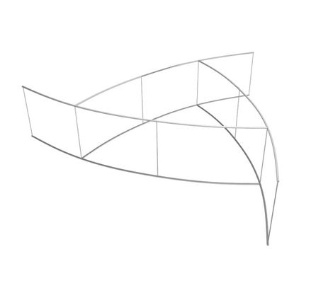 EZ κρεμώντας εμβλήματα εμπορικών εκθέσεων Pinwheel σωλήνων ουρανού από Overpass 48Ibs