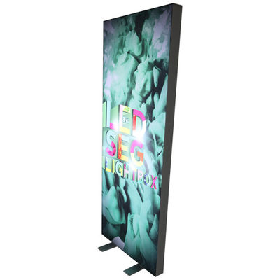 Οδηγημένο πλαίσιο ελαφρύ πλαίσιο 800x2000x80mm αλουμινίου κιβωτίων Frameless υφαντικό SEG ελαφρύ
