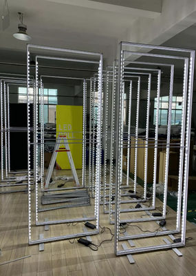 Ελαφρύ κιβώτιο Lightbox Frameless υφάσματος Seg των οδηγήσεων πλαισίων αργιλίου ελαφρύ
