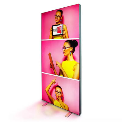 Ελαφρύ κιβώτιο Lightbox Frameless υφάσματος Seg των οδηγήσεων πλαισίων αργιλίου ελαφρύ